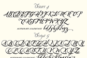 Sherlock Script, a Script Font by Wiescher Design (Thumbnail 3 of 12)