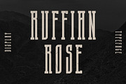 Ruffian Rose, a Slab Serif Font by Chad Palmer Designs (Thumbnail 1 of 7)