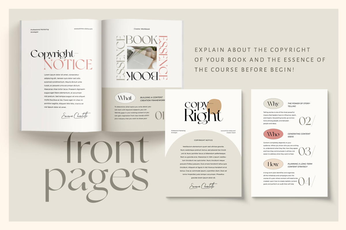 Workbook Ladypreneur Coach CANVA PS, a Magazine Template by Eviory (Photo 9 of 32)