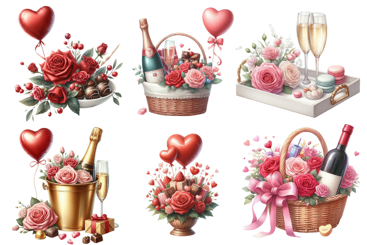 Valentine Champagne Candy Heart, an Illustration by Designworld (Photo 2 of 4)