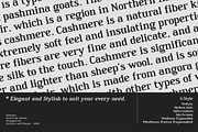 Kashmir - Serif font family, a Serif Font by Artistic & Unique (Thumbnail 14 of 15)