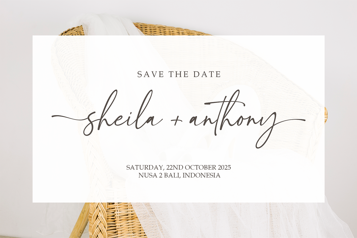 Sinthesa Boutney – Luxury Handwritte, a Script Font by MJB Letters (Photo 2 of 12)