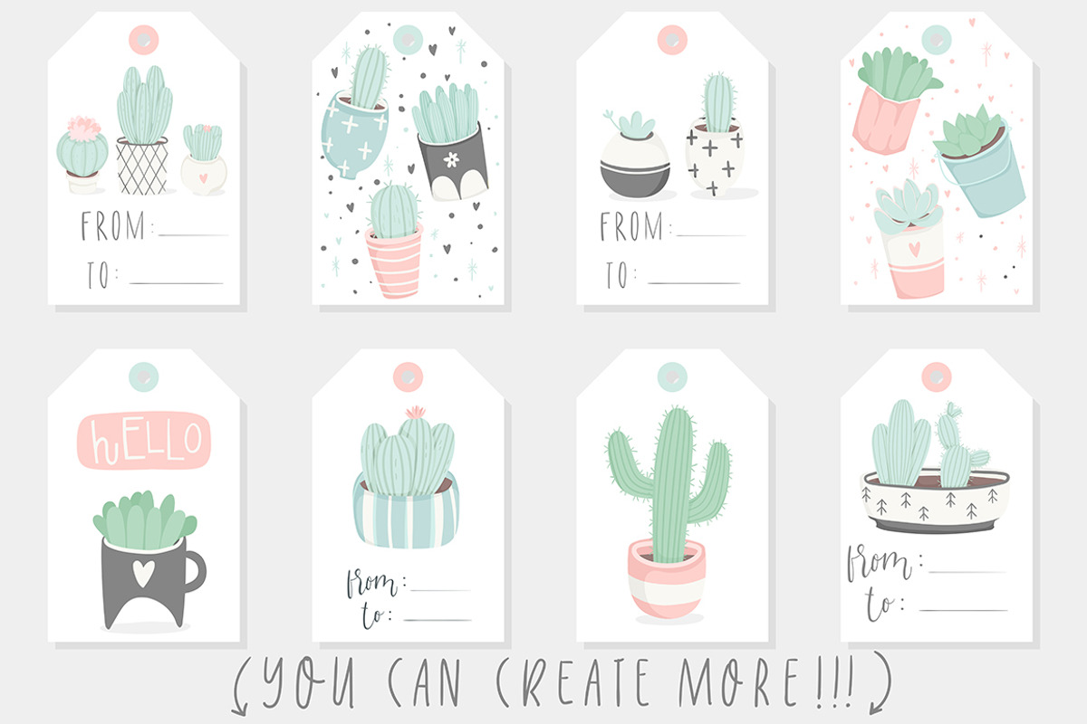 Sweet succulent & cacti collection♥️, a Decorative Illustration by Artnis (Photo 9 of 11)