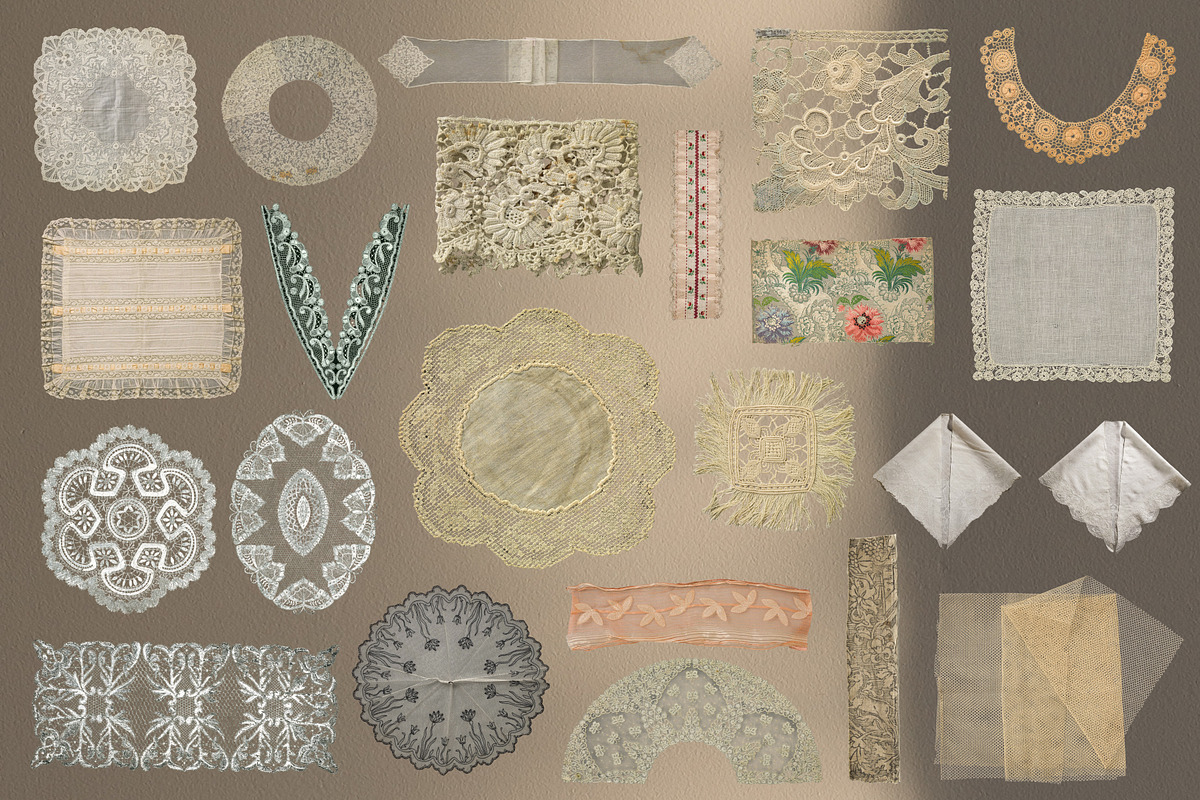 Heirloom Archive: Lace & Relics, an Object Graphic by Anzhelika (Photo 7 of 14)