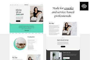 Squarespace Coach Website - Minimal