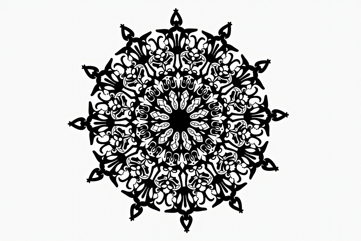 Floral Mandala Vector Set, an Illustration by jahid234 (Photo 4 of 9)