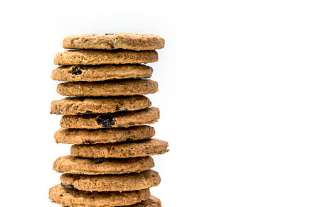 Biscuit with Raisin stack, a Background Photo by wr7 Media