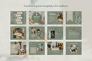 Author Facebook post template, a Social Media Template by Petite Zakka Boutique (Thumbnail 4 of 7)