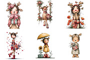 Whimsical Winter Kids Clipart, an Illustration by DreamArtGraphic (Thumbnail 4 of 5)