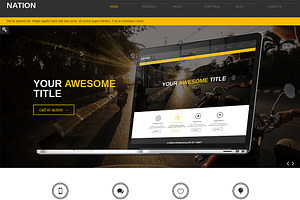 Nation Responsive Bootstrap Theme