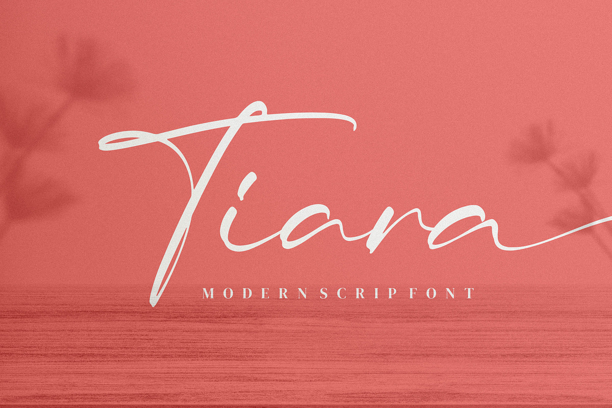 Tiara, a Script Font by Integritype Studio (Photo 1 of 10)