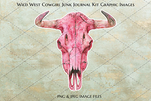 Wild West Cowgirl Junk Journal Kit