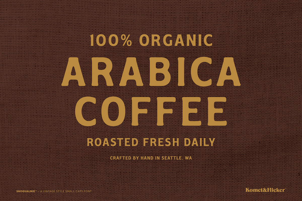 The Vintage Rustic Three Font Bundle, a Serif Font by Komet & Flicker (Photo 8 of 16)