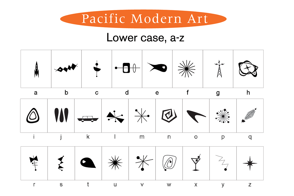Midcentury Modern Retro Design Kit, a Pattern Graphic by Pacific Modern Art (Photo 86 of 89)