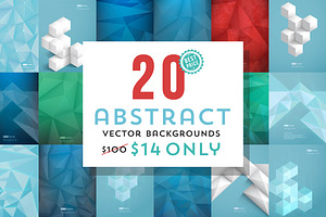 20 Abstract Vector Backgrounds