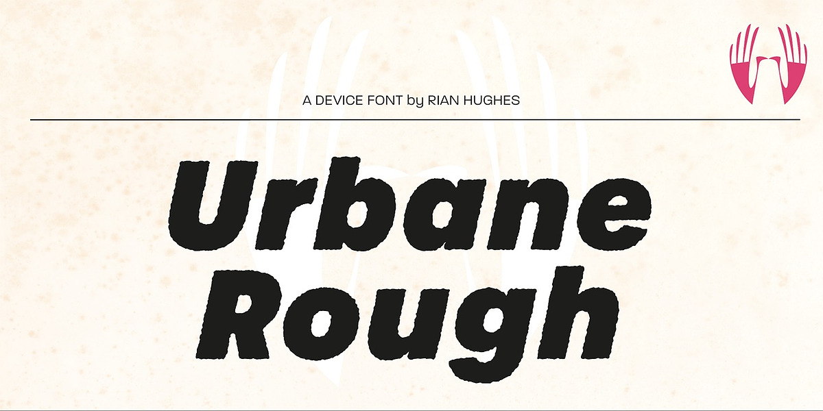 Urbane Rough, a Sans Serif Font by Device (Photo 6 of 6)