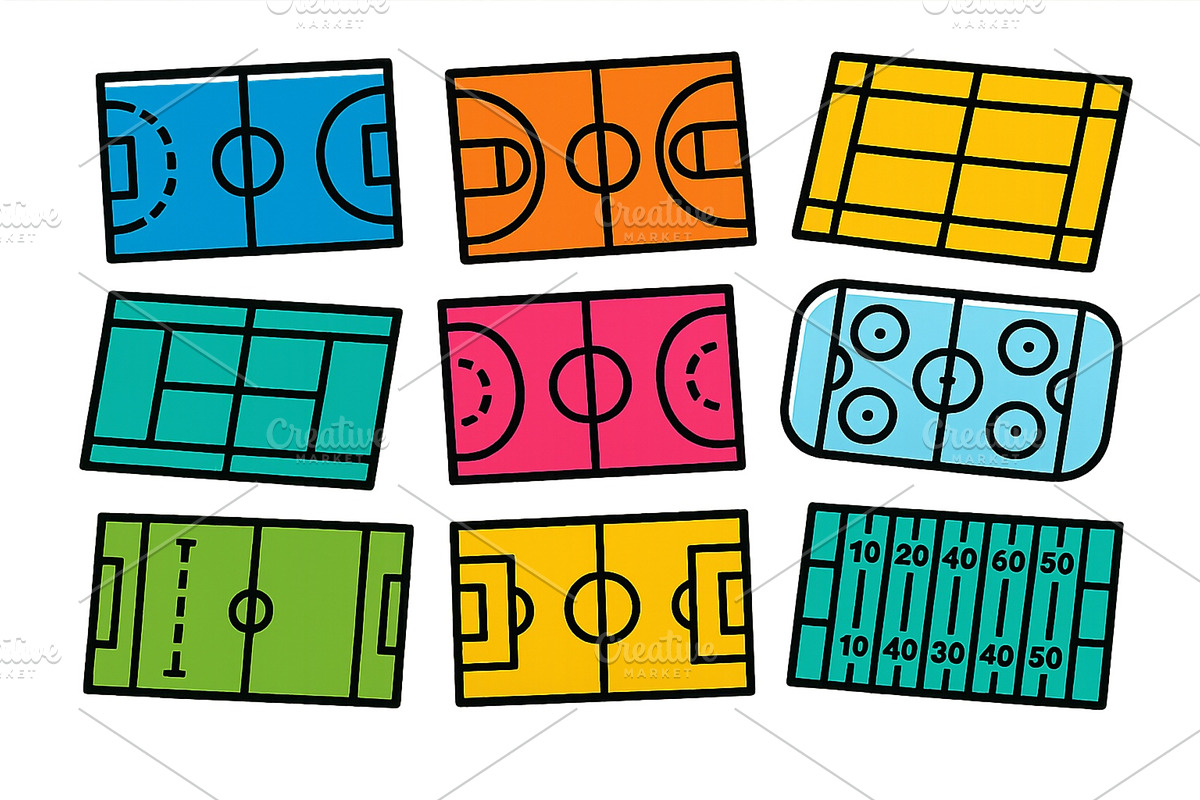 Colorful vector illustrations of, a Sport Illustration by ZinetroN