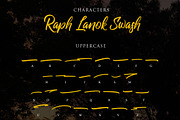 Raph Lanok Typeface, a Script Font by alit design (Thumbnail 14 of 15)