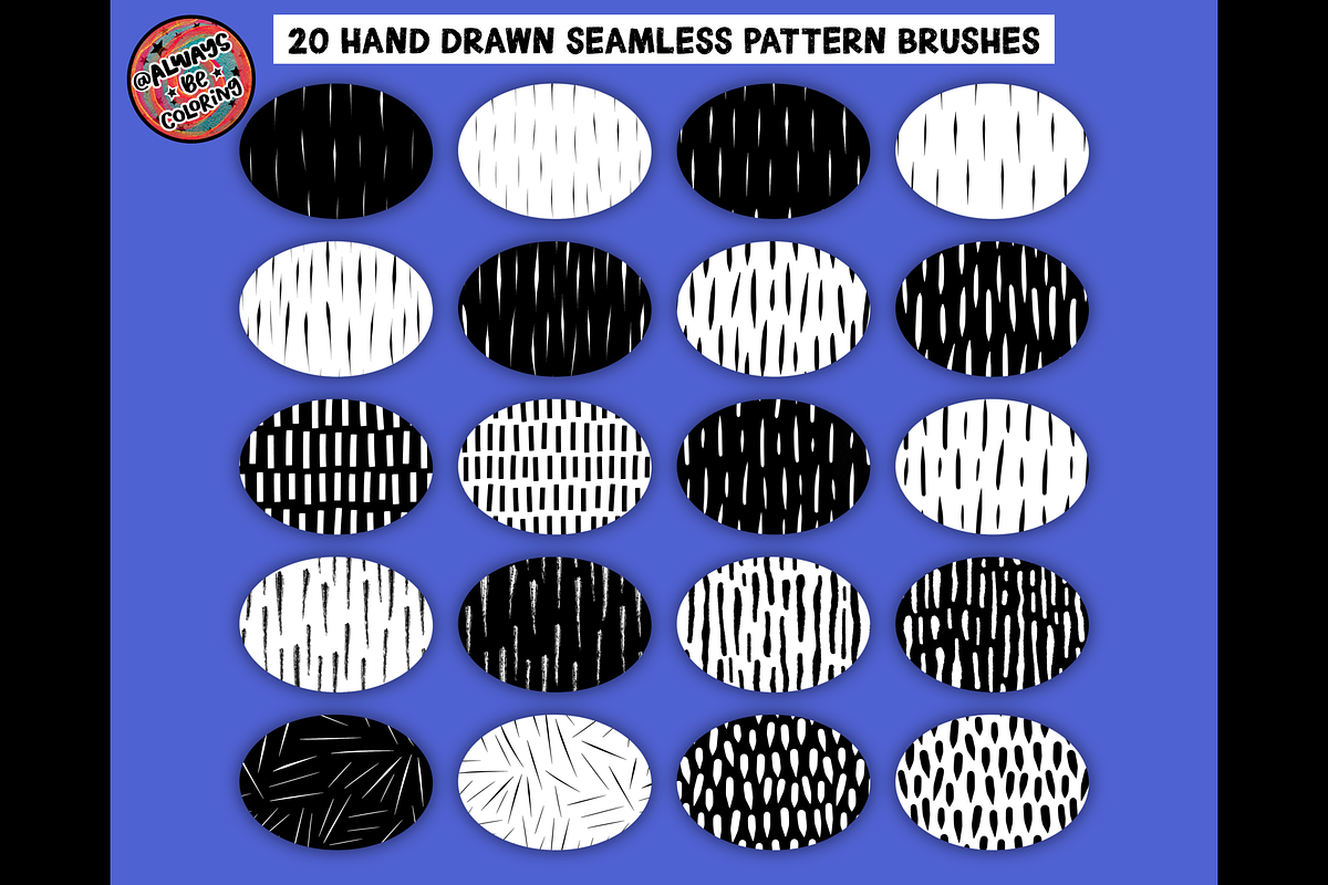 Procreate Linocut Brush Set Volume 2, a Brush Add-On by AlwaysBeColoring (Photo 8 of 13)