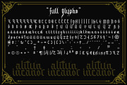 Alitun Incanor, a Blackletter Font by Propertype (Thumbnail 10 of 10)