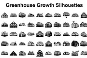 Greenhouse Growth Silhouettes, an Illustration by hafijul (Thumbnail 2 of 14)