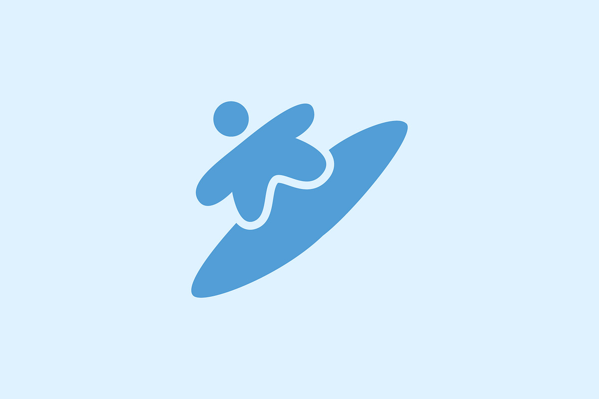 K Surfer Logo, a Branding & Logo Template by thetelly