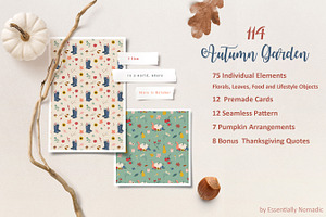 Autumn Garden Pattern Collection