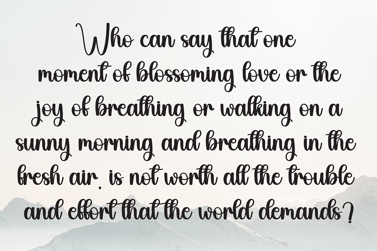 Sunday | Script Font, a Handwritten Font by Scratchones (Photo 6 of 8)