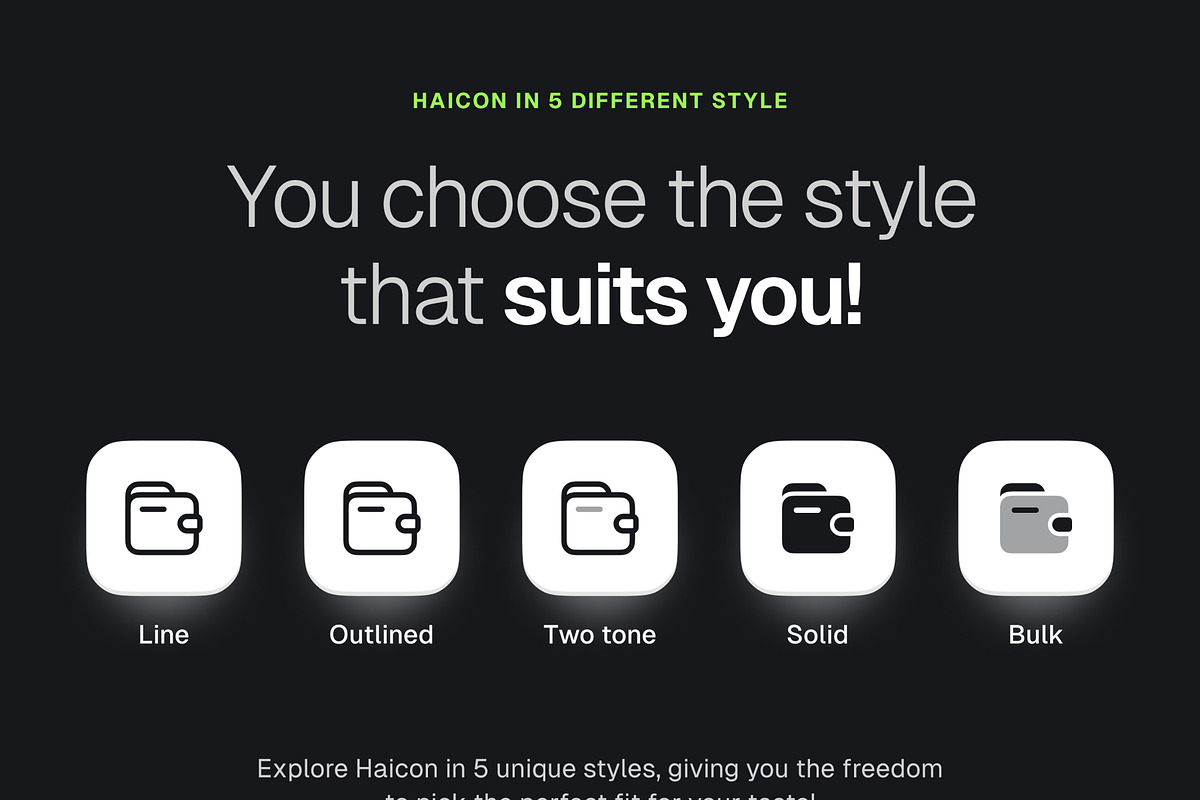 Haicon v2.0 - 3000+ Unique icon, a Solid Icon by keffidesign (Photo 4 of 6)