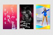 Fitness Instagram Story Templates, a Social Media Template by Jaisivakumar (Thumbnail 4 of 6)