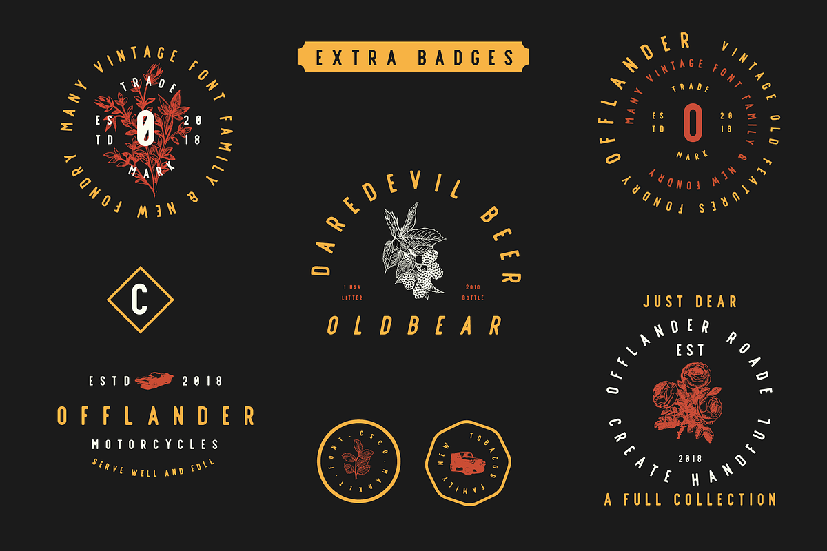 Offlander - Font Family preview 3