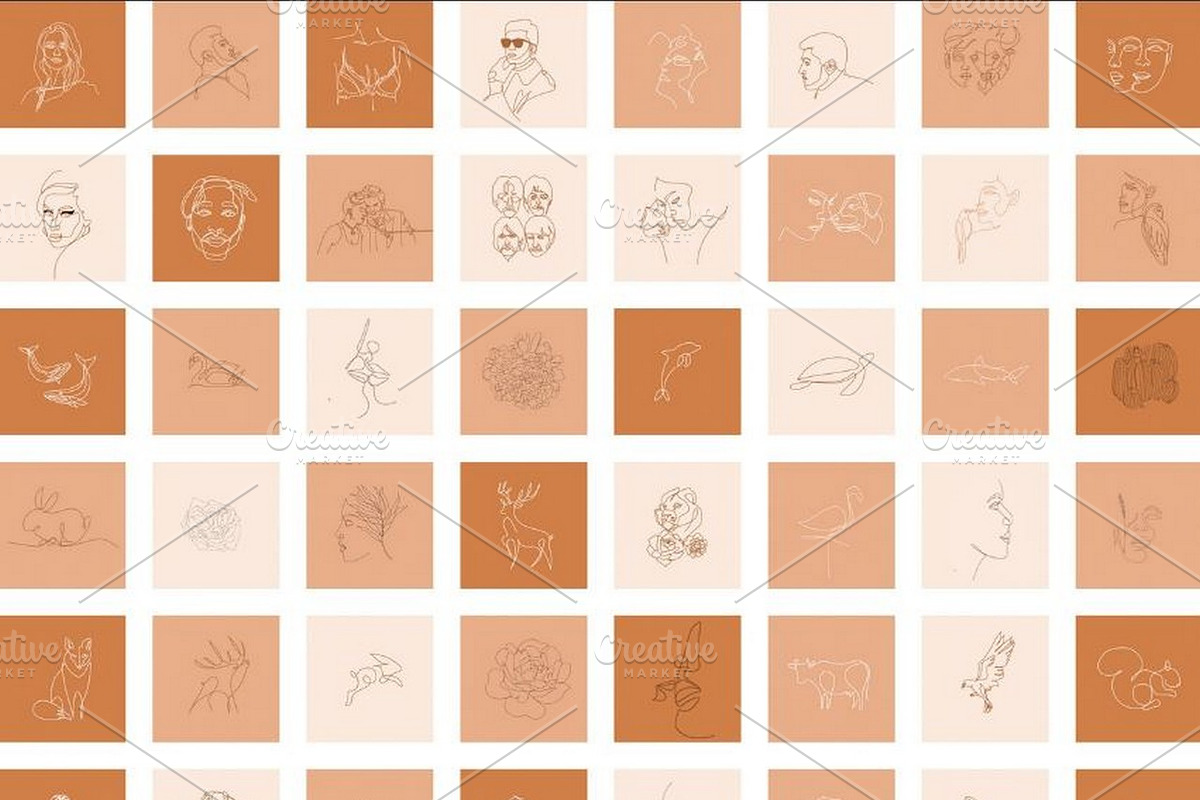 216 Instagram Highlight Covers, a Social Media Template by velychko.ua (Photo 4 of 5)