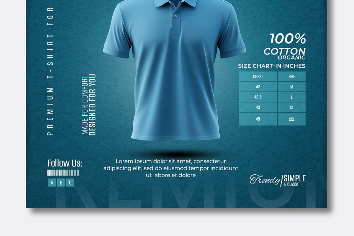 Dual Tone T Shirt Social Media Post preview 4
