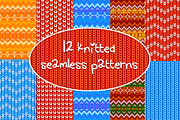 12 knitted vector seamless patterns, a Pattern Graphic by Art of Sun (Thumbnail 1 of 3)