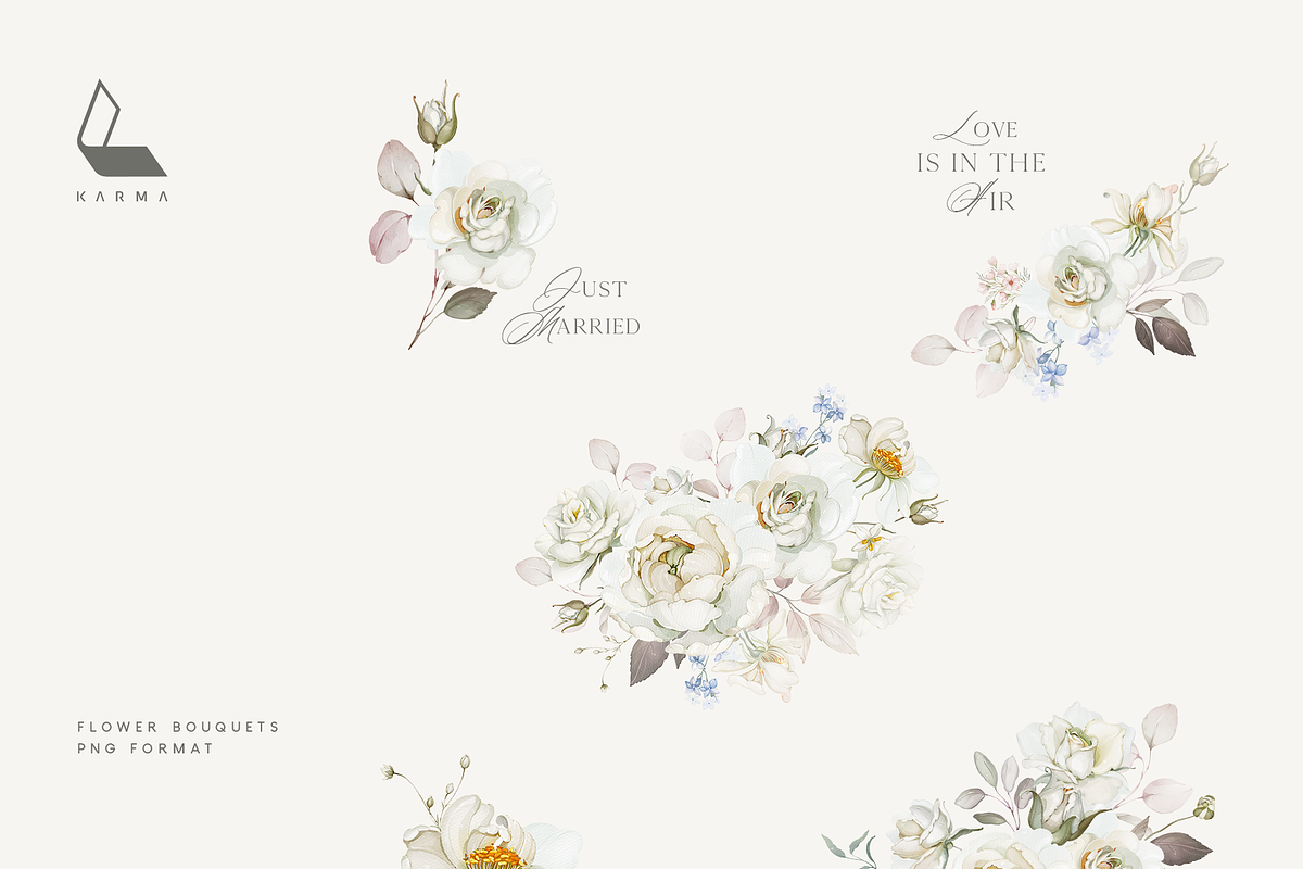 Garden Ivory Botanical Set, a Decorative Illustration by Karma (Photo 4 of 20)