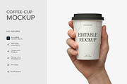 Takeaway Coffee Cup Mockup, a Cups & Container Mockup by graphypix (Thumbnail 4 of 4)