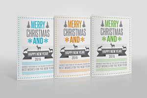 Christmas Card Typography Design