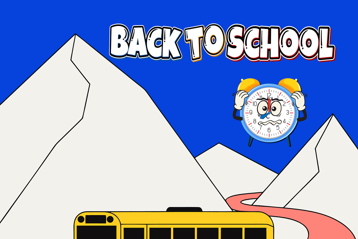 Geometric Back to School Poster, a Poster Template by hkmonir (Photo 4 of 4)