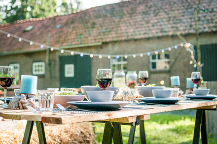 BBQ Outdoor with food preparations
