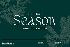 Holiday Season Christmas Fonts