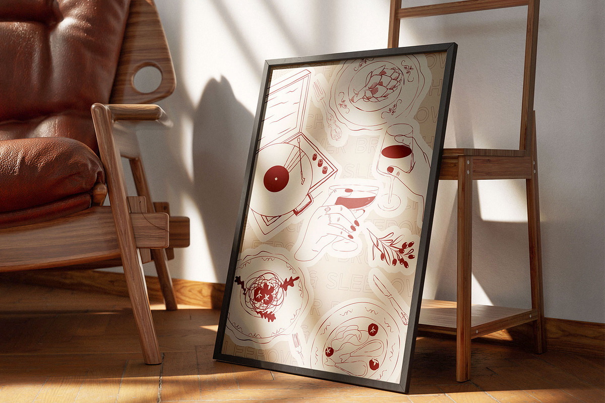 Friday Evening POSTERS, a Decorative Illustration by Mio Buono (Photo 10 of 12)