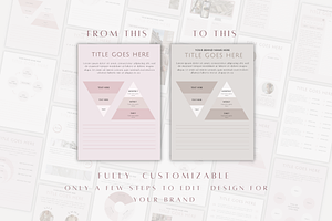 Pink Coaching Template Kit Canva