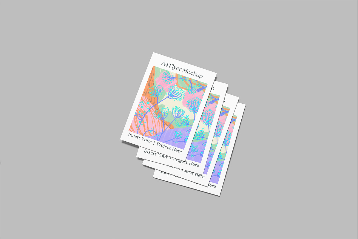 A4 Flyer Mockup, an Advertising Mockup by rizalamora (Photo 2 of 13)
