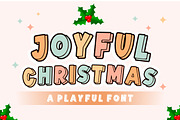 Joyful Christmas, a Font by Limited.studio (Thumbnail 1 of 6)