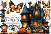 Halloween  Animals Clipart, an Illustration by Designworld (Thumbnail 1 of 6)