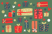 Christmas Gift Clipart, an Illustration by Bamboobear Books Shop (Thumbnail 3 of 3)