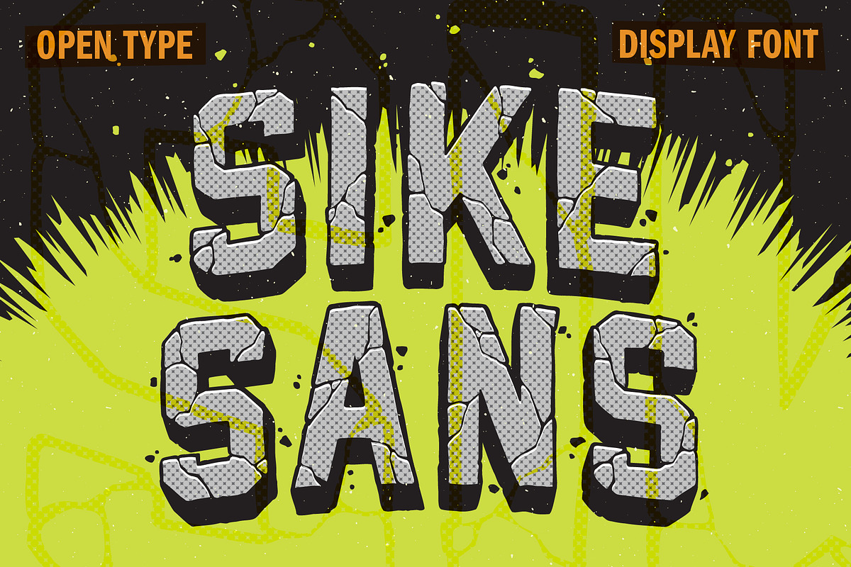 Sike Sans Font, a Sans Serif Font by Joshua Swain (Photo 1 of 9)