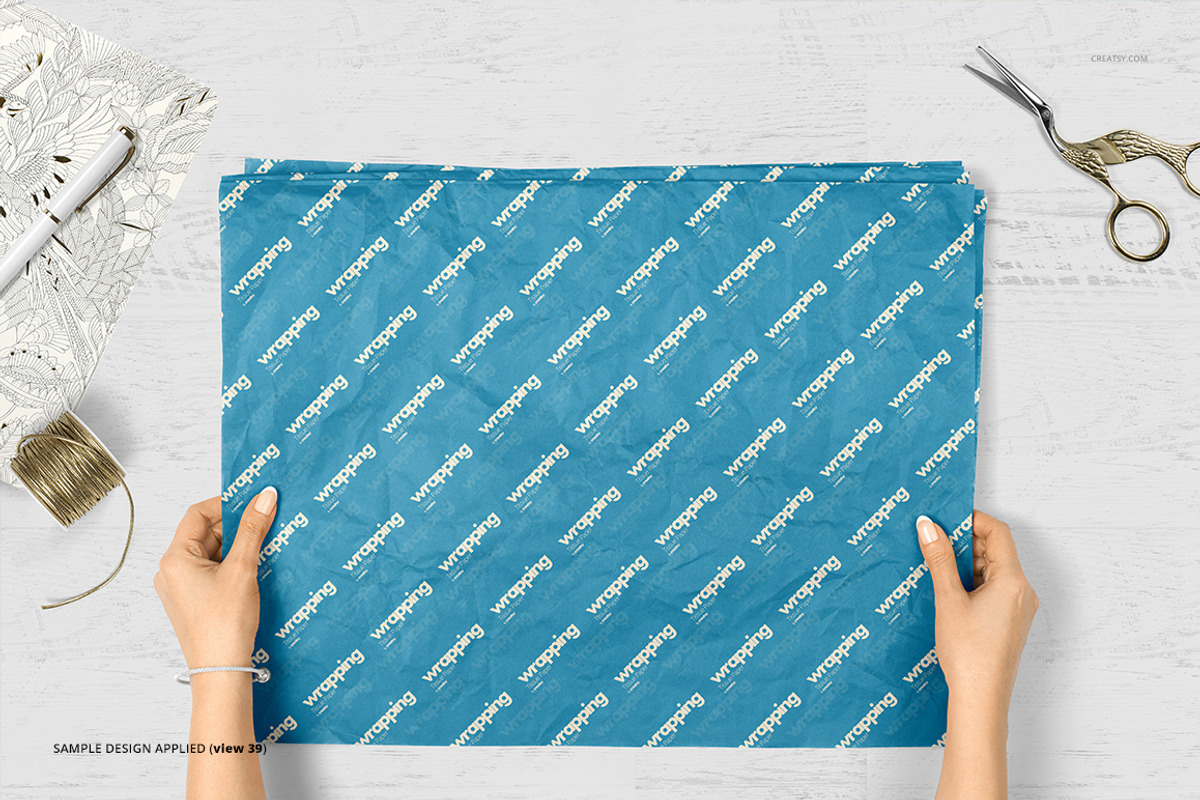 Wrapping Tissue Paper Mockup Set, a Pens & Pencil Mockup by creatsy5 (Photo 45 of 54)