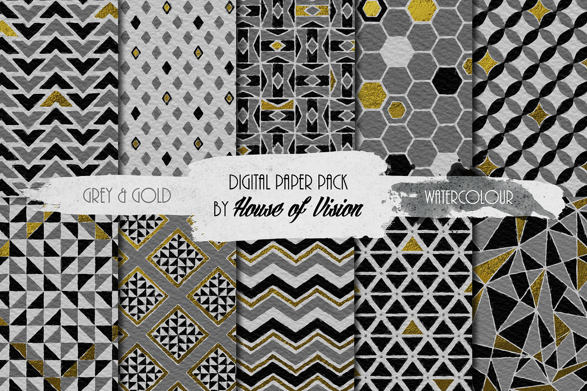 Grey Geometric Pack
