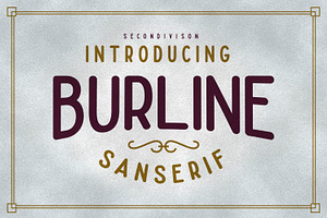 Burline Typeface